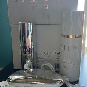 ZIIP Halo Skincare Device with Silver & White Golden Gel